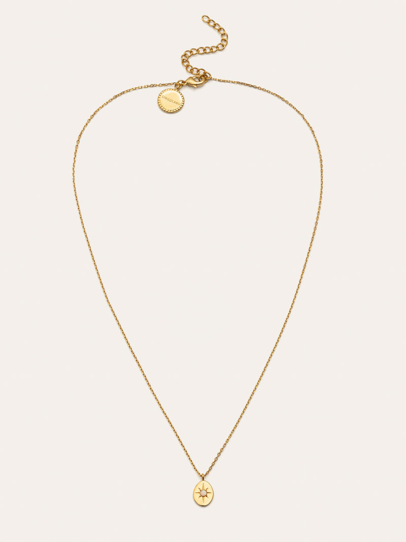Medallion Polaris Gold Necklace