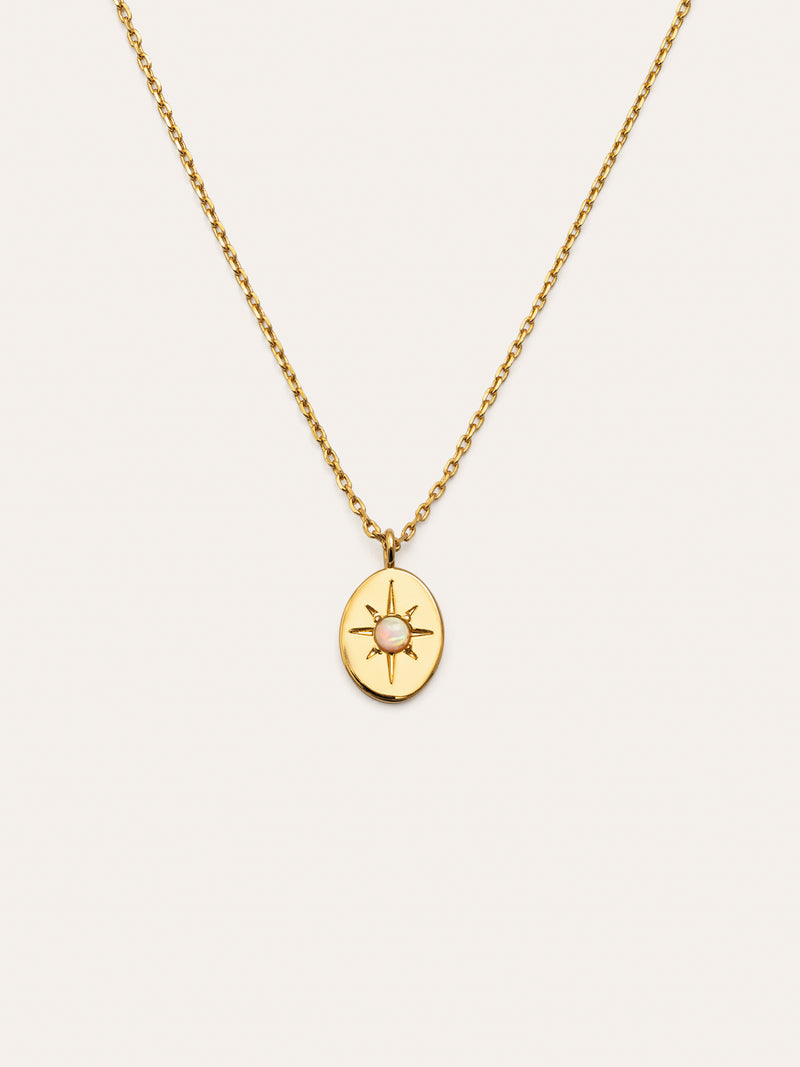 Medallion Polaris Gold Necklace