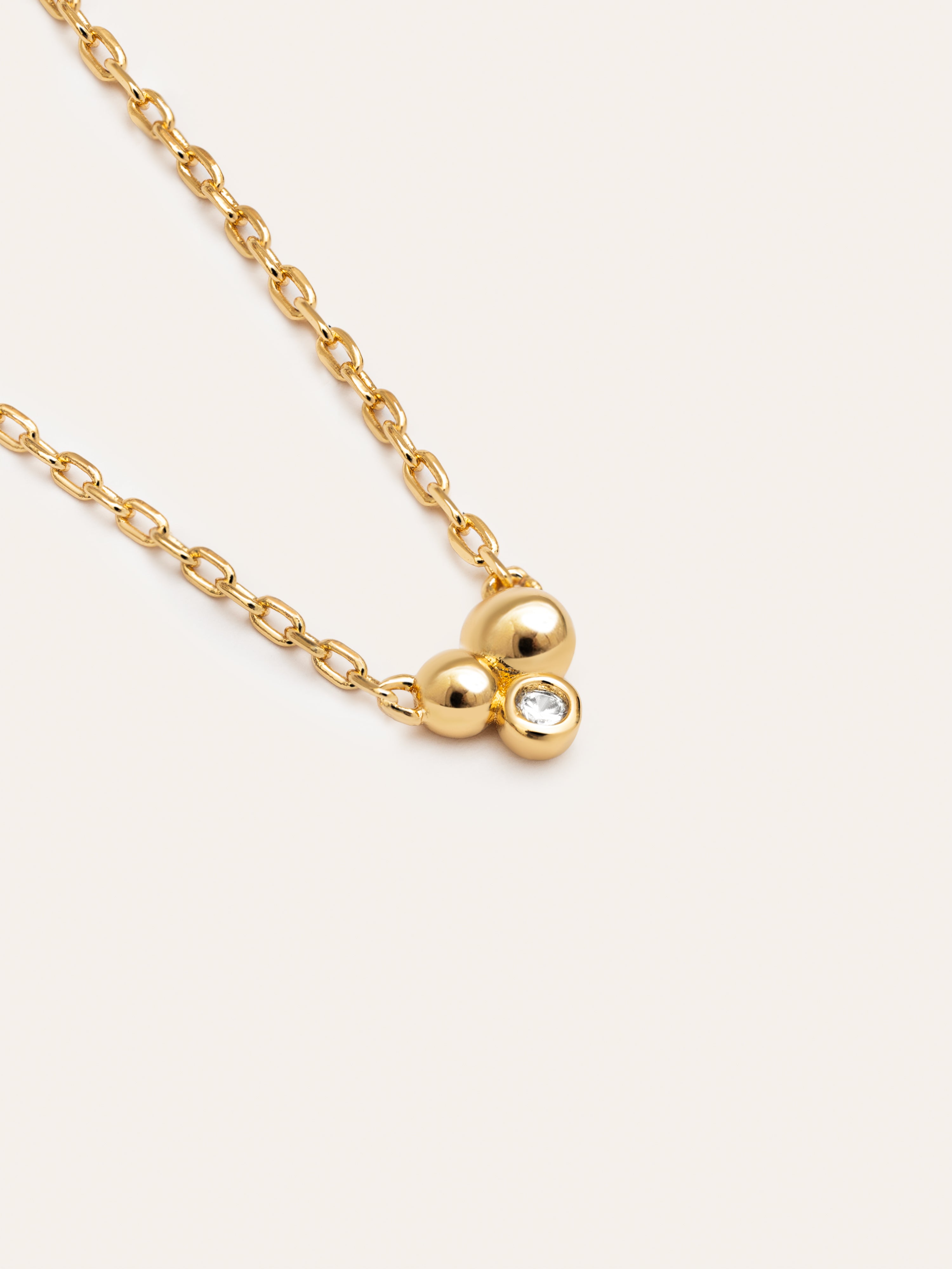 Mini Cava Stainless Steel Gold Necklace