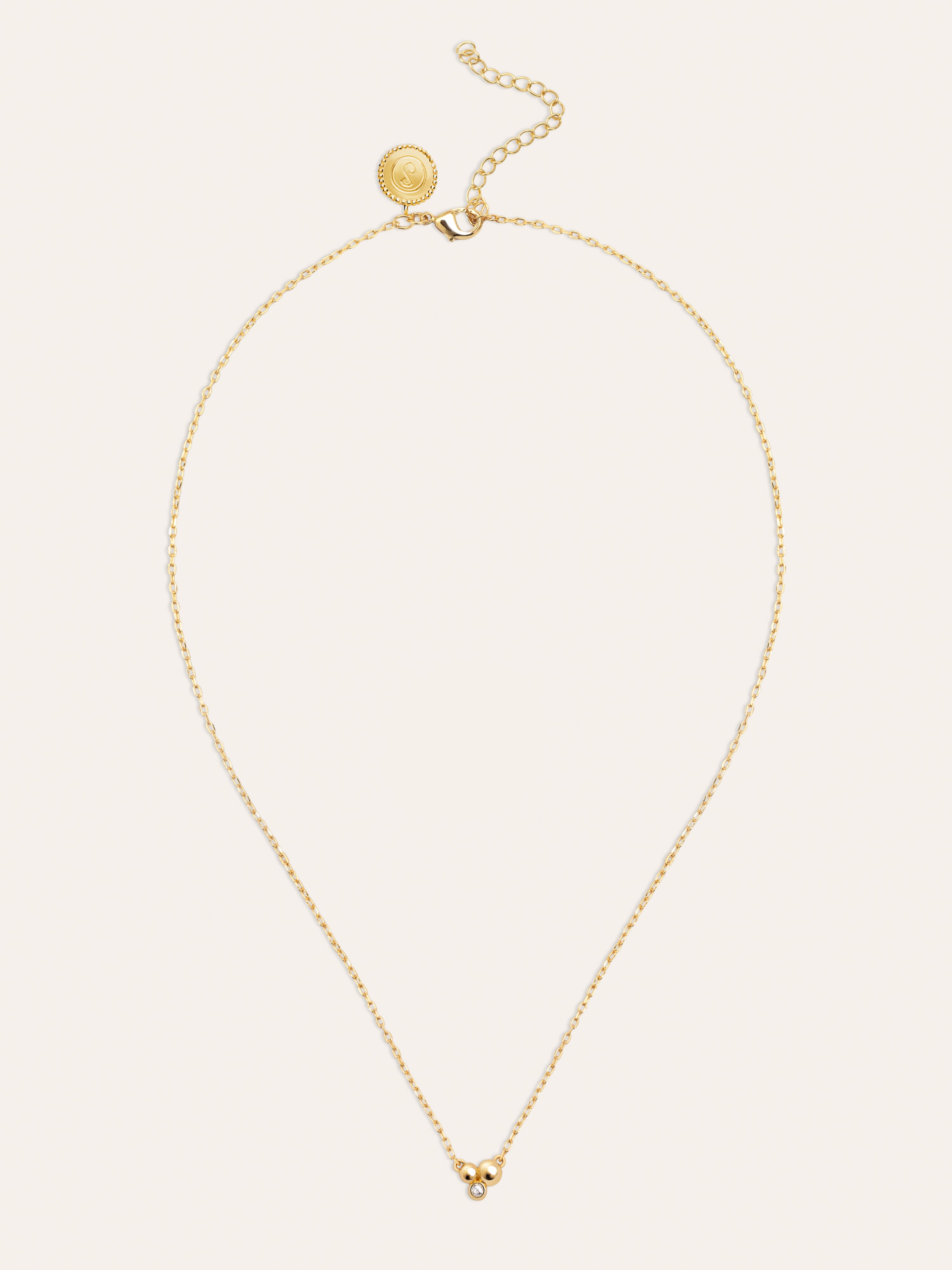 Mini Cava Stainless Steel Gold Necklace