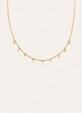 Ketting Mini Moons 3mm Staal Goud Verguld