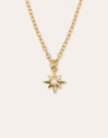 Collar Mini Star Plata Baño Oro