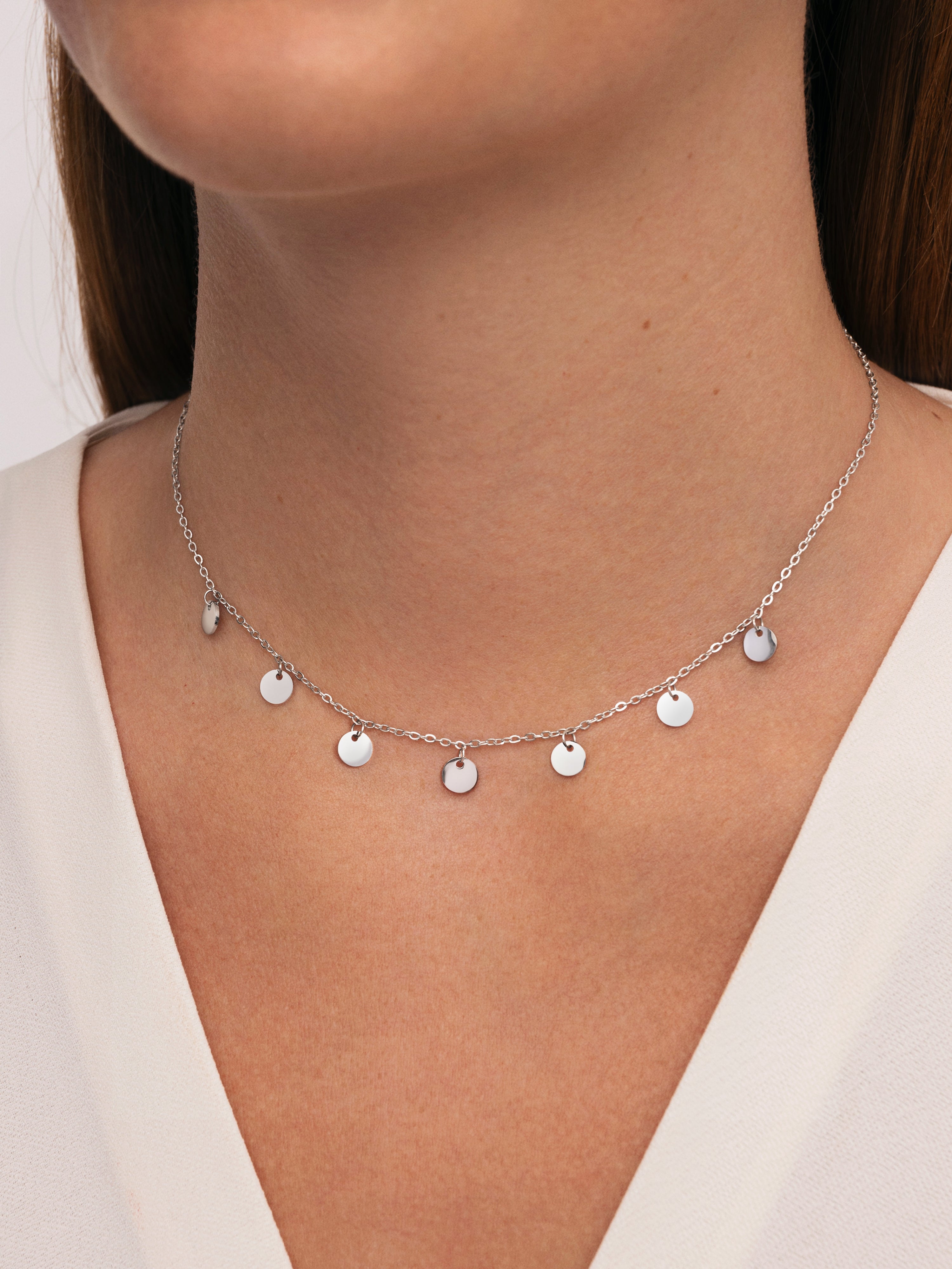 Collar Mini Moons Acero