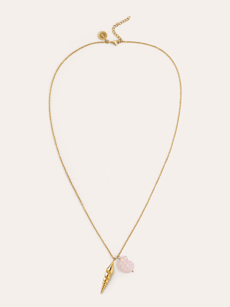 Moana Necklace Steel Gold Plated