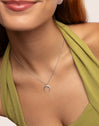 Collier Moonset Acier - puesto en modelo