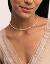 Collar Nacary Acero Baño Oro