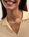 Nacary Colors Necklace Gold Plated Steel