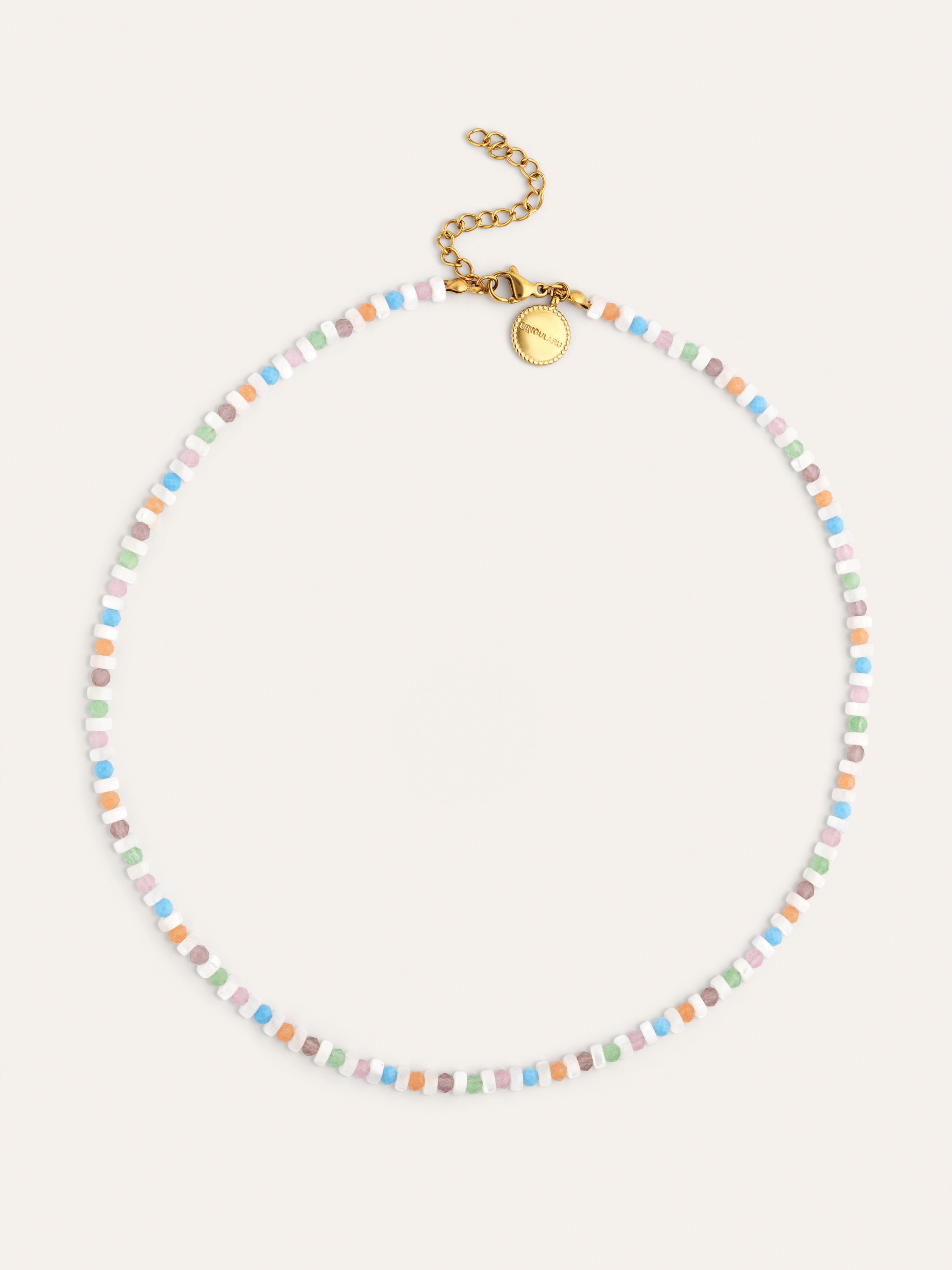 Nacary Colors Necklace Gold Plated Steel
