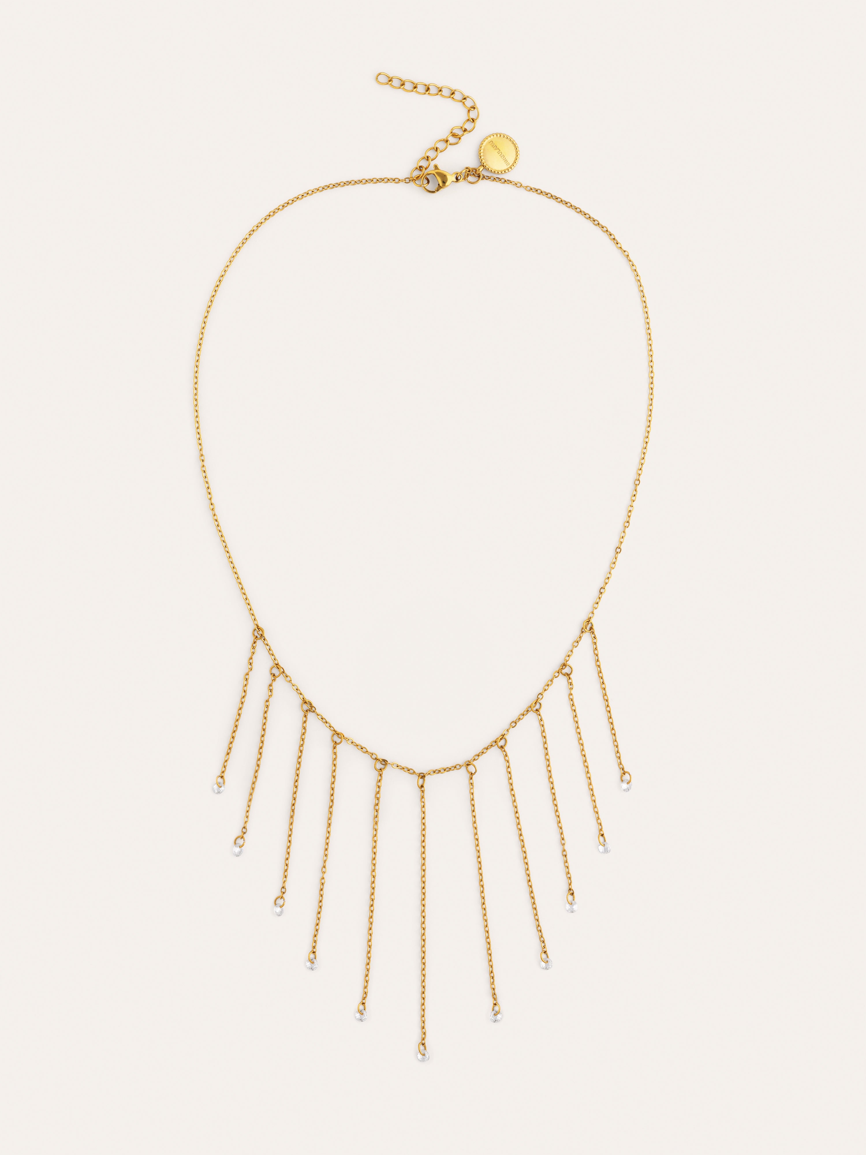 Collar New Clea Acero Baño Oro