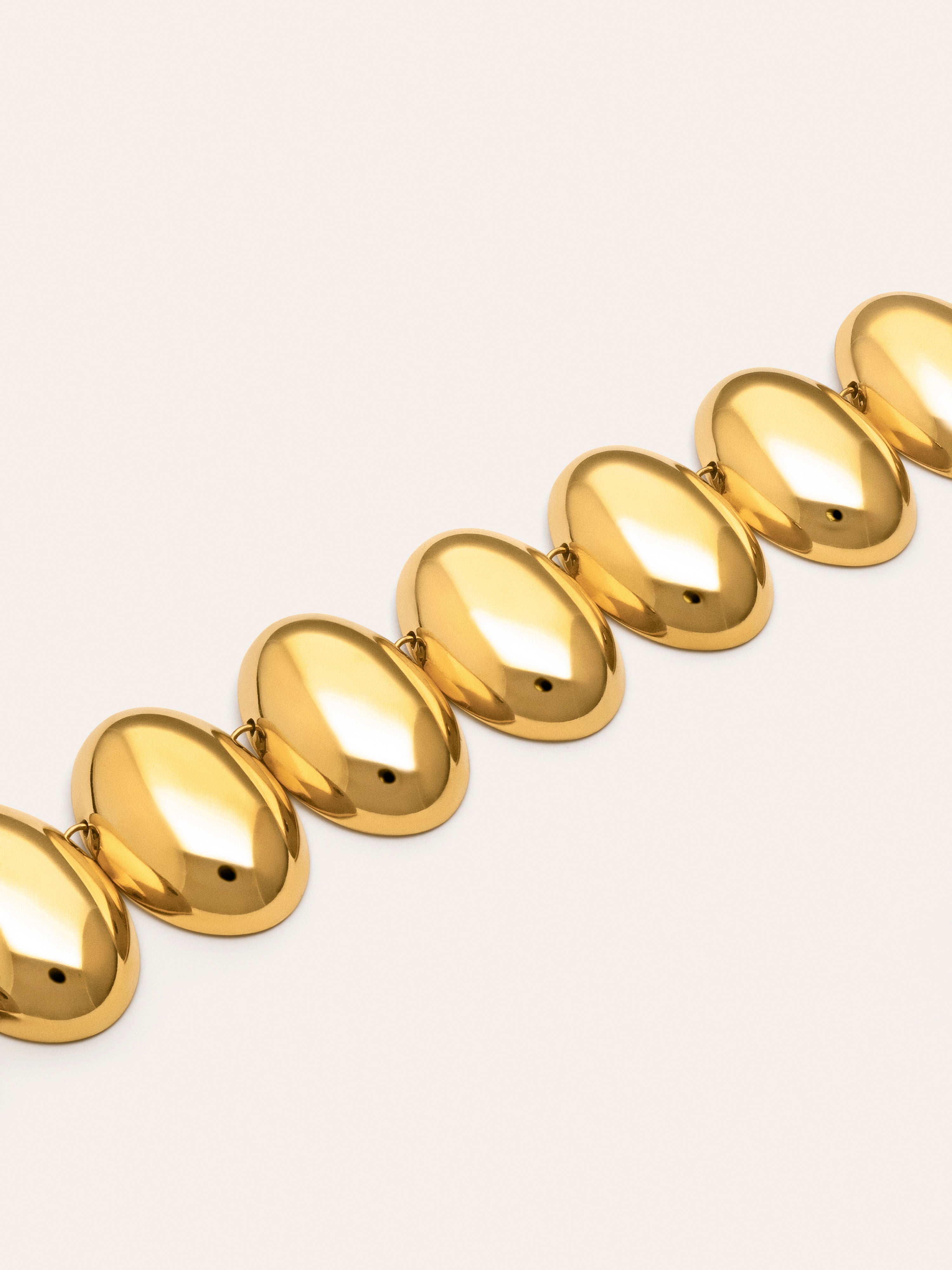 Oceya Necklace Steel Gold Plated