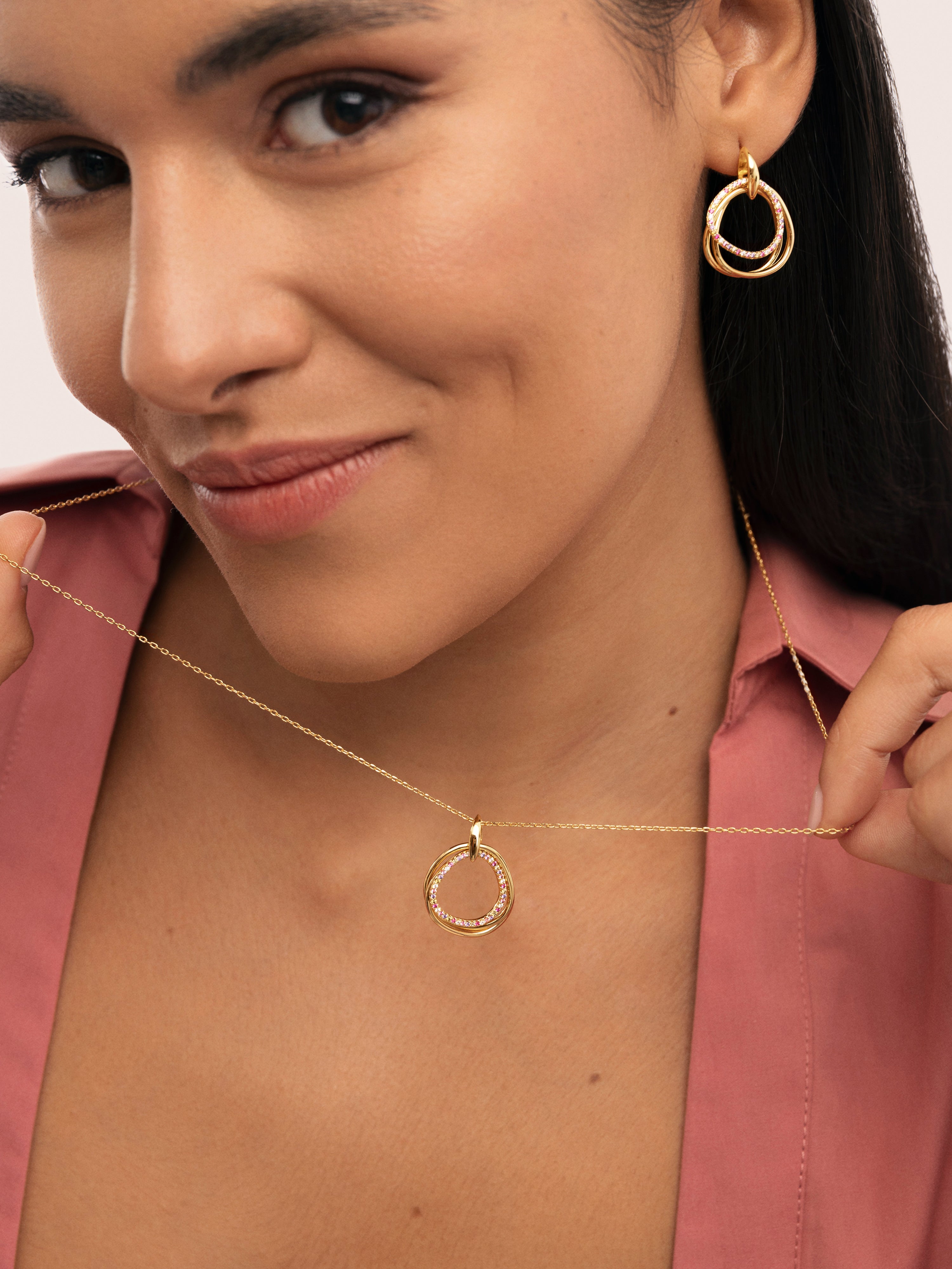 Oria Colors Gold Necklace