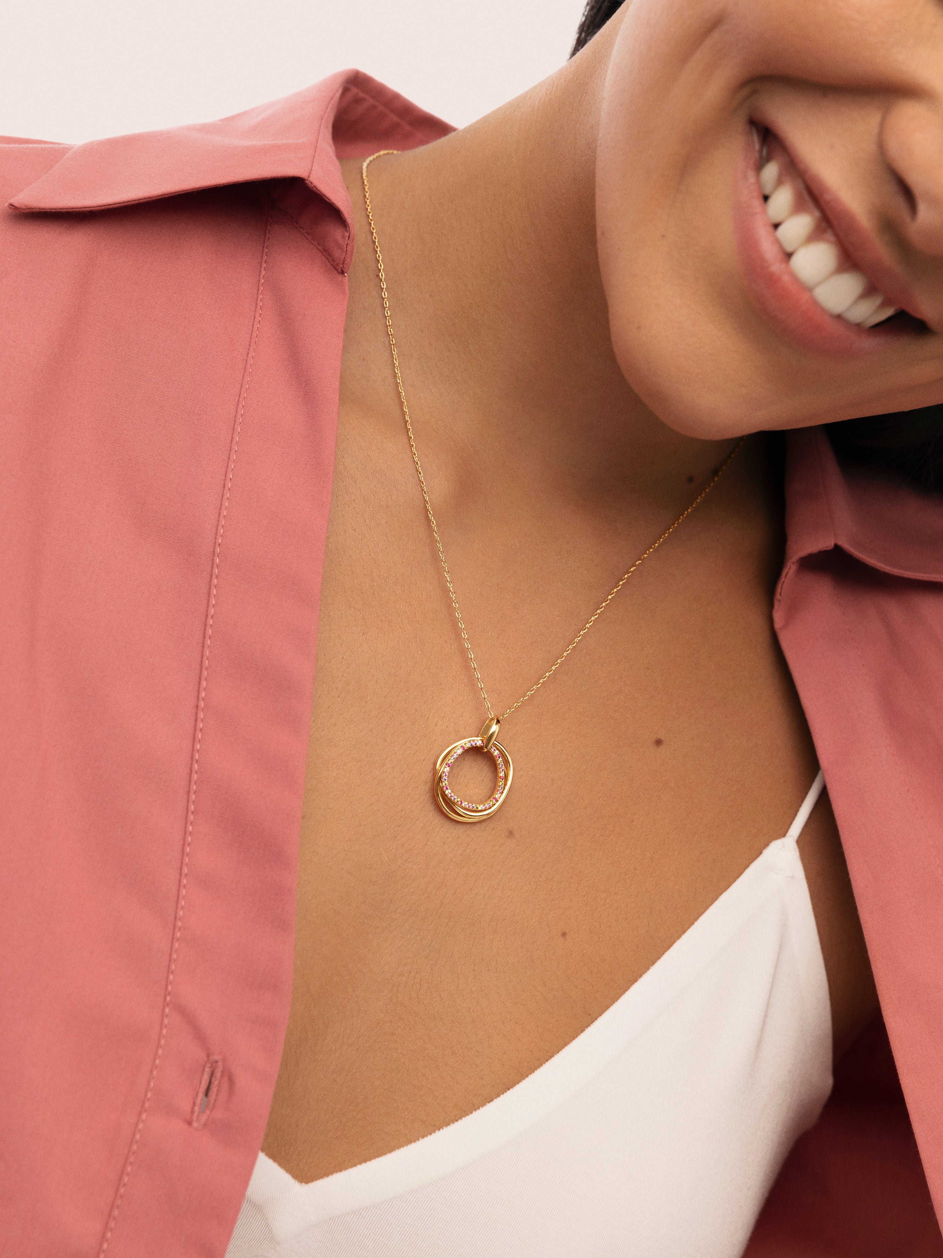 Oria Colors Gold Necklace