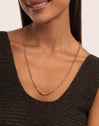 Collar Orla Rope Acero Baño Oro