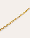 Collar Orla Rope Acero Baño Oro