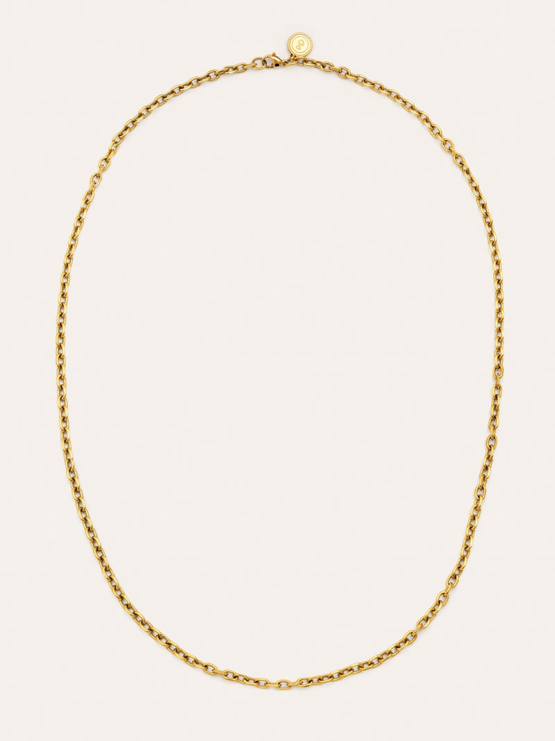 Collier Orla Rope Acier Plaqué Or