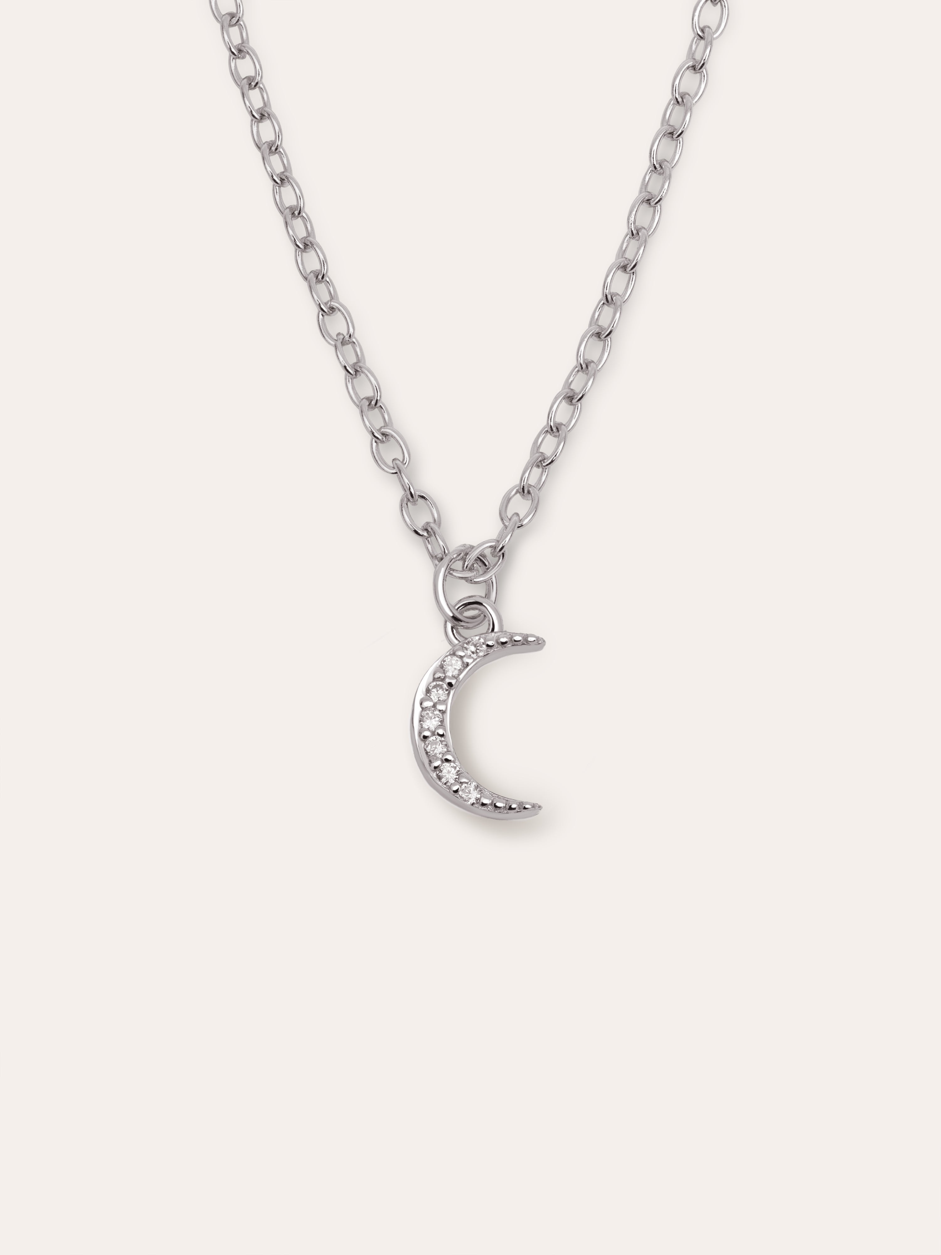 Collar Over the Moon Plata