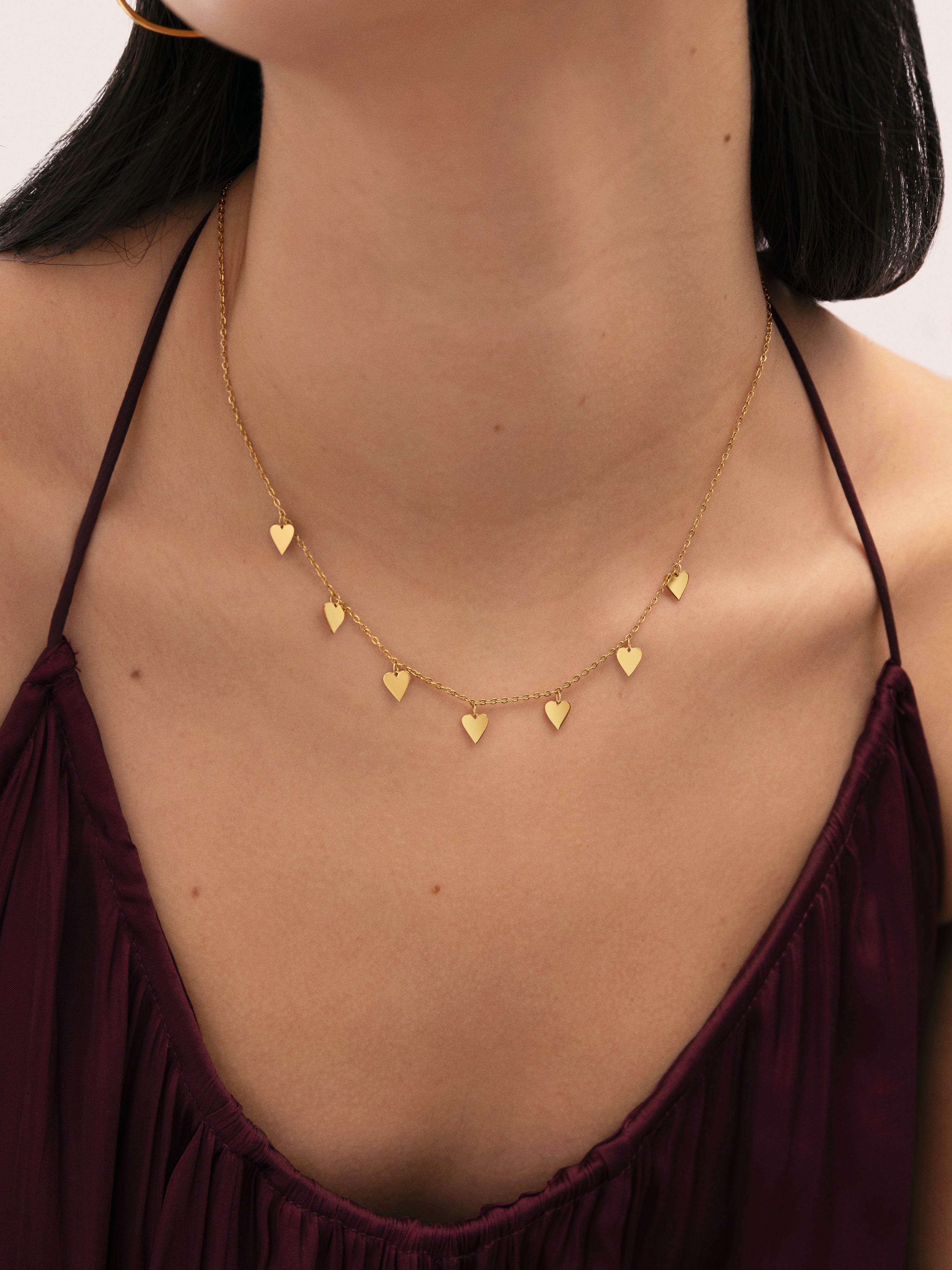 Collar Passion Acero Baño Oro