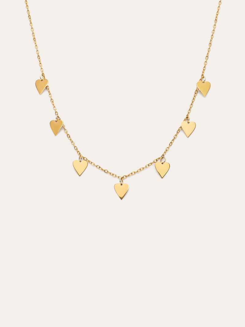 Collar Passion Acero Baño Oro