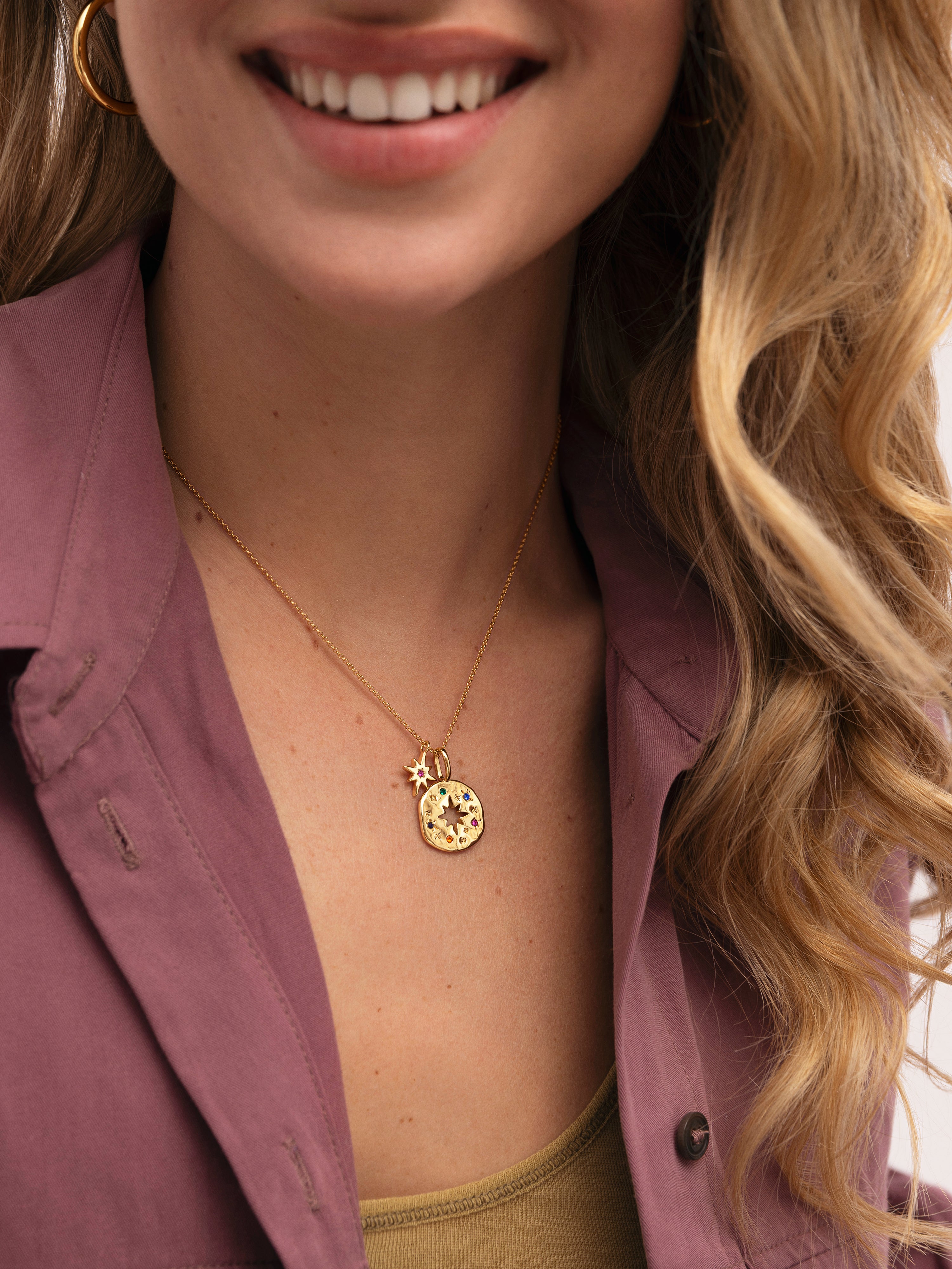 For you Mamá Gold Pack Charm and Necklace