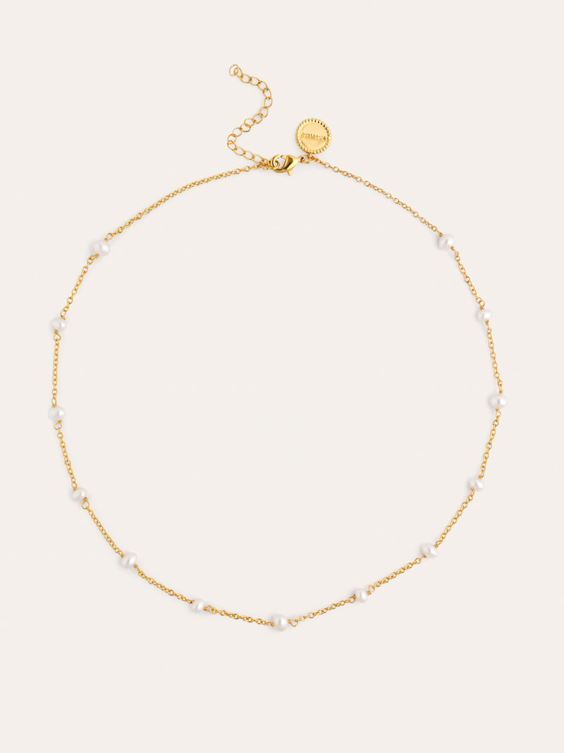 Colar Pearl & Pearls Banhado a Ouro