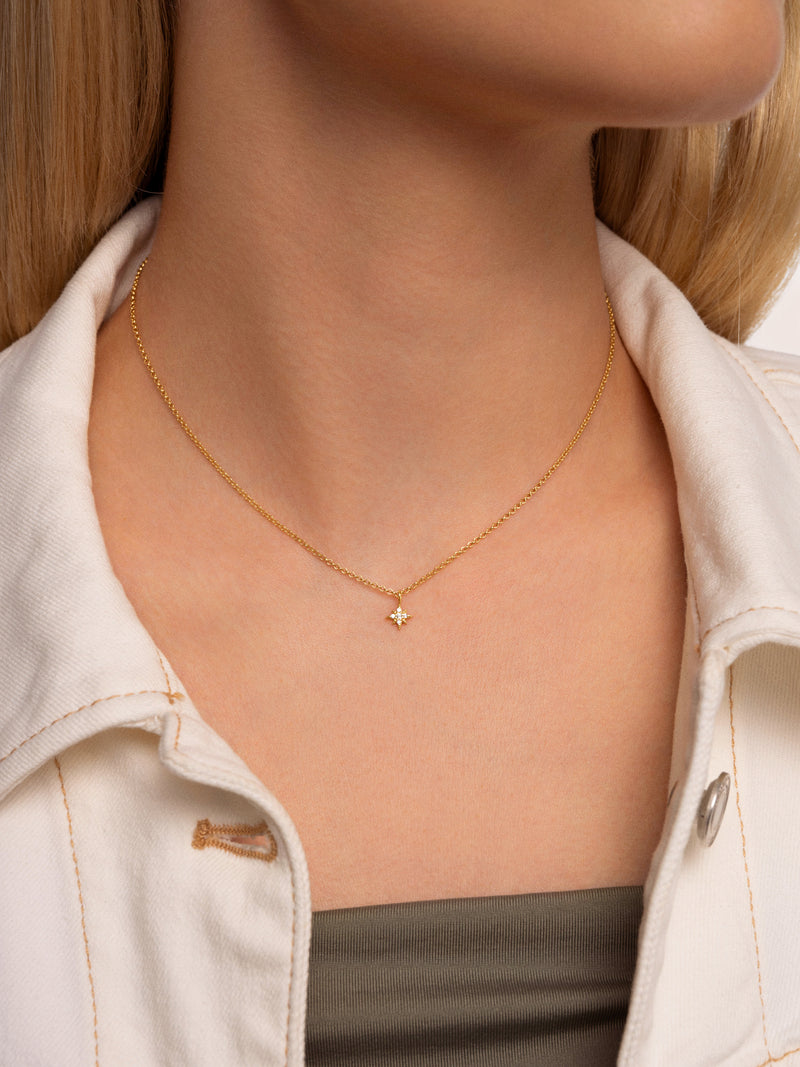 Collar Polar Star Baño Oro