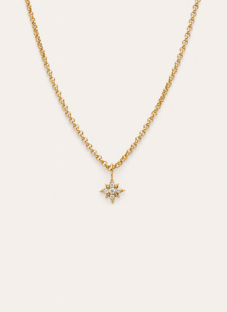 Collana Polar Star placcata Oro