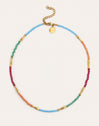 Collar Dye Peces Acero Baño Oro