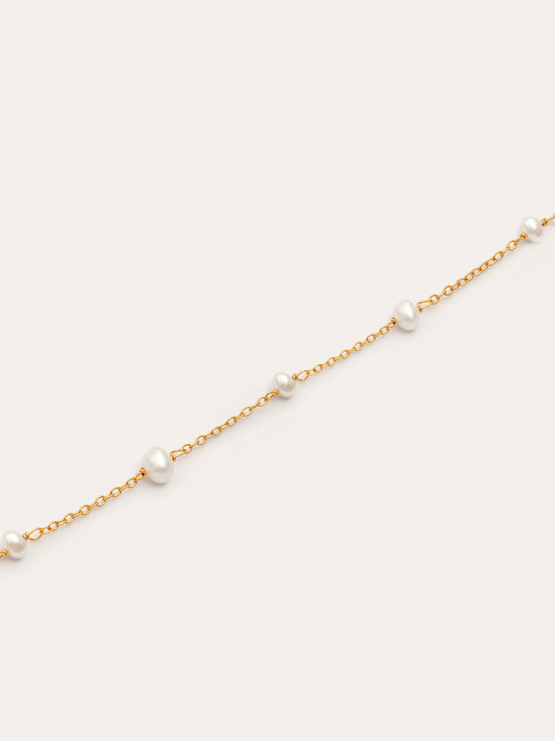 Pearl & Pearls Halskette Silber, vergoldet