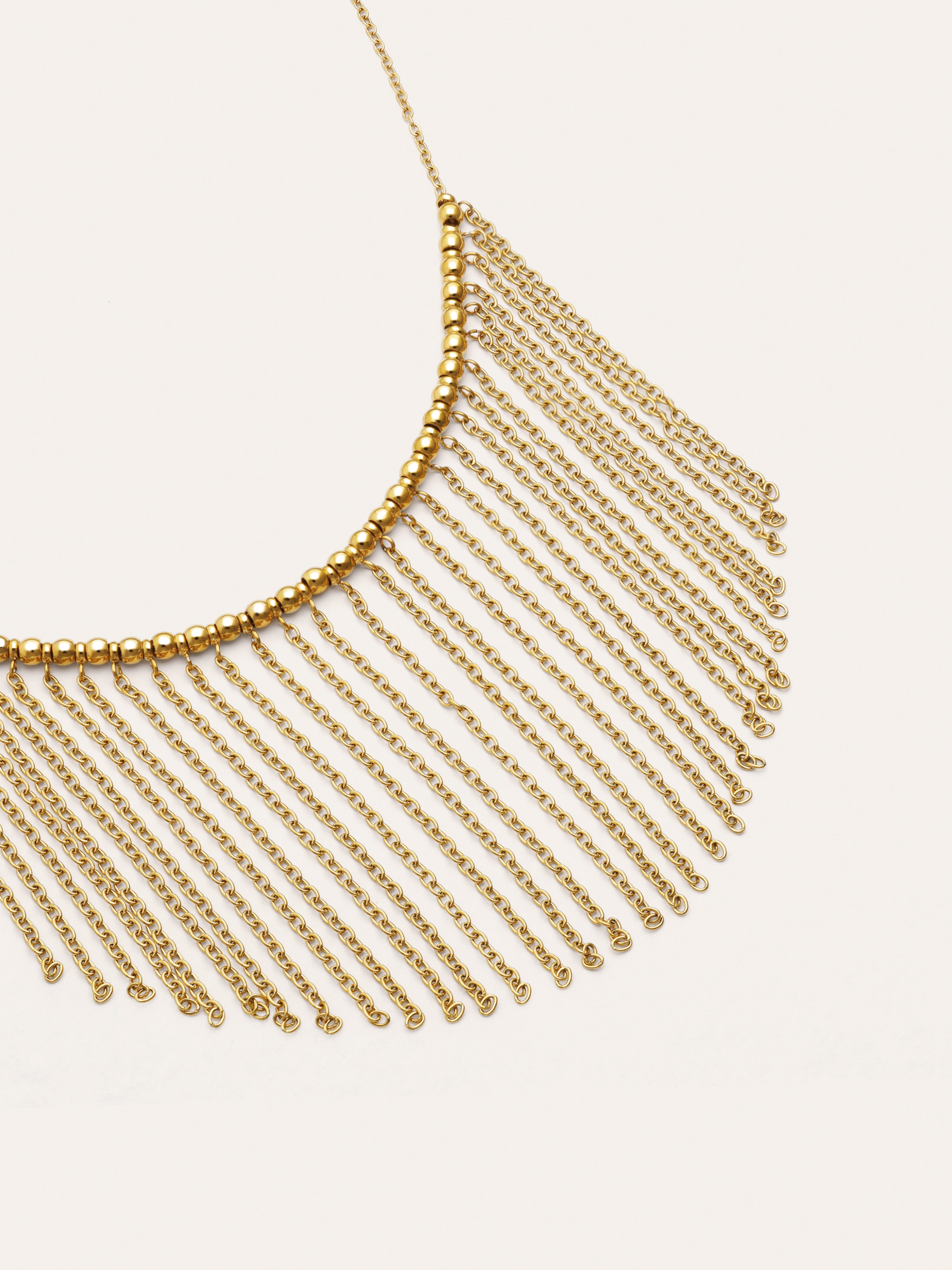 Regina Stainless Steel Gold Necklace