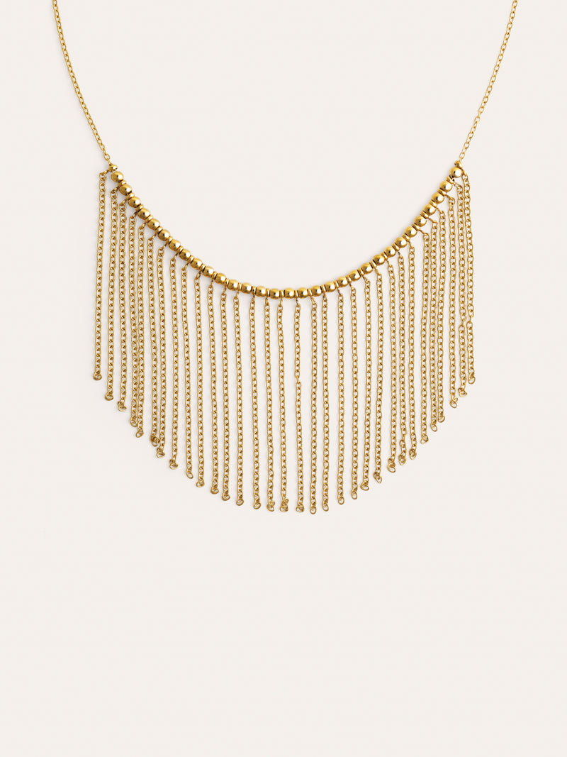 Collier Regina Acier Plaqué Or