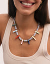 Santorini Necklace Gold Plated Steel