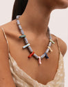 Santorini Necklace Gold Plated Steel