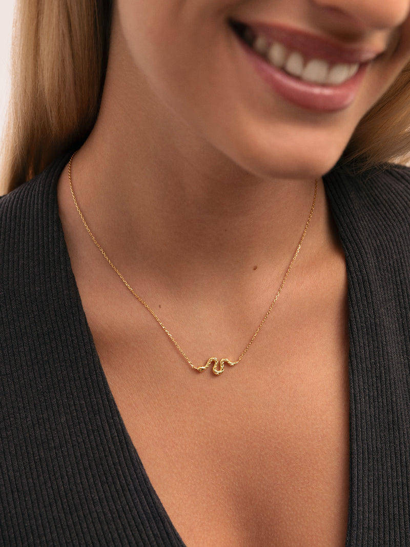 Snake Gold Necklace
