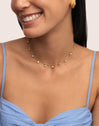 Collar Shamira Acero Baño Oro