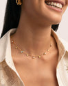 Collar Shamira Acero Baño Oro