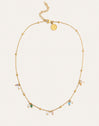 Shamira Dots Necklace Gold Plated Steel