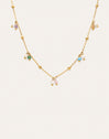 Shamira Dots Necklace Gold Plated Steel