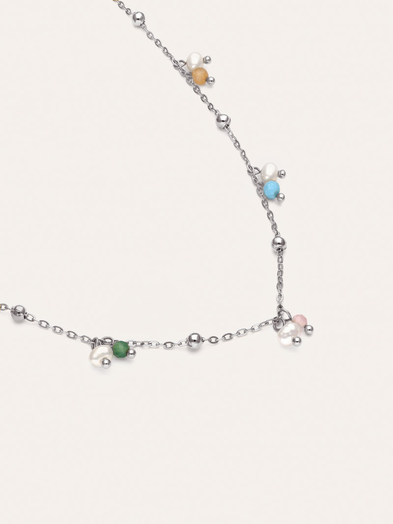 Shamira Dots Necklace Steel