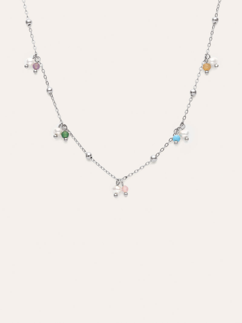 Shamira Dots Necklace Steel