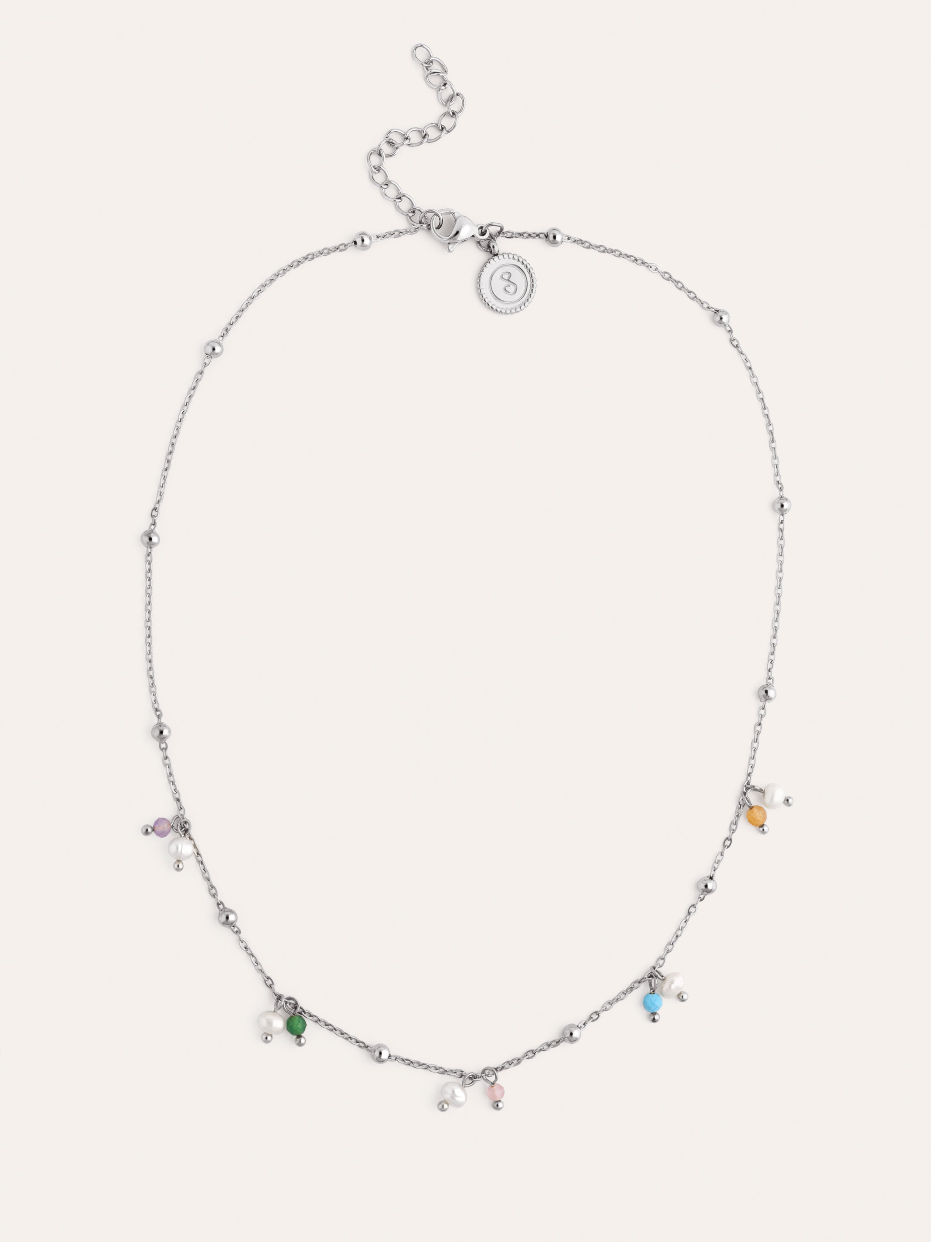 Shamira Dots Necklace Steel