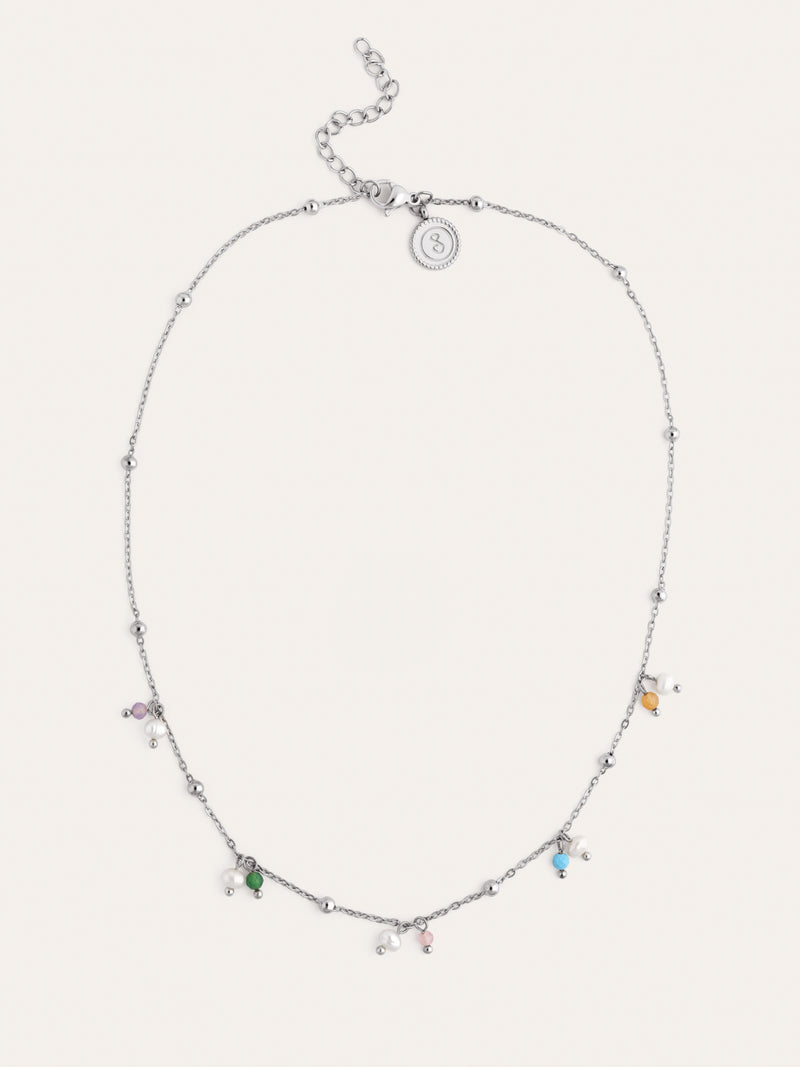 Shamira Dots Necklace Steel