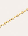 Collar Shells Acero Baño Oro