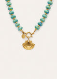 Collar Shelly Acero Baño Oro