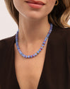 Collar Skycolor Stones Acero Baño Oro