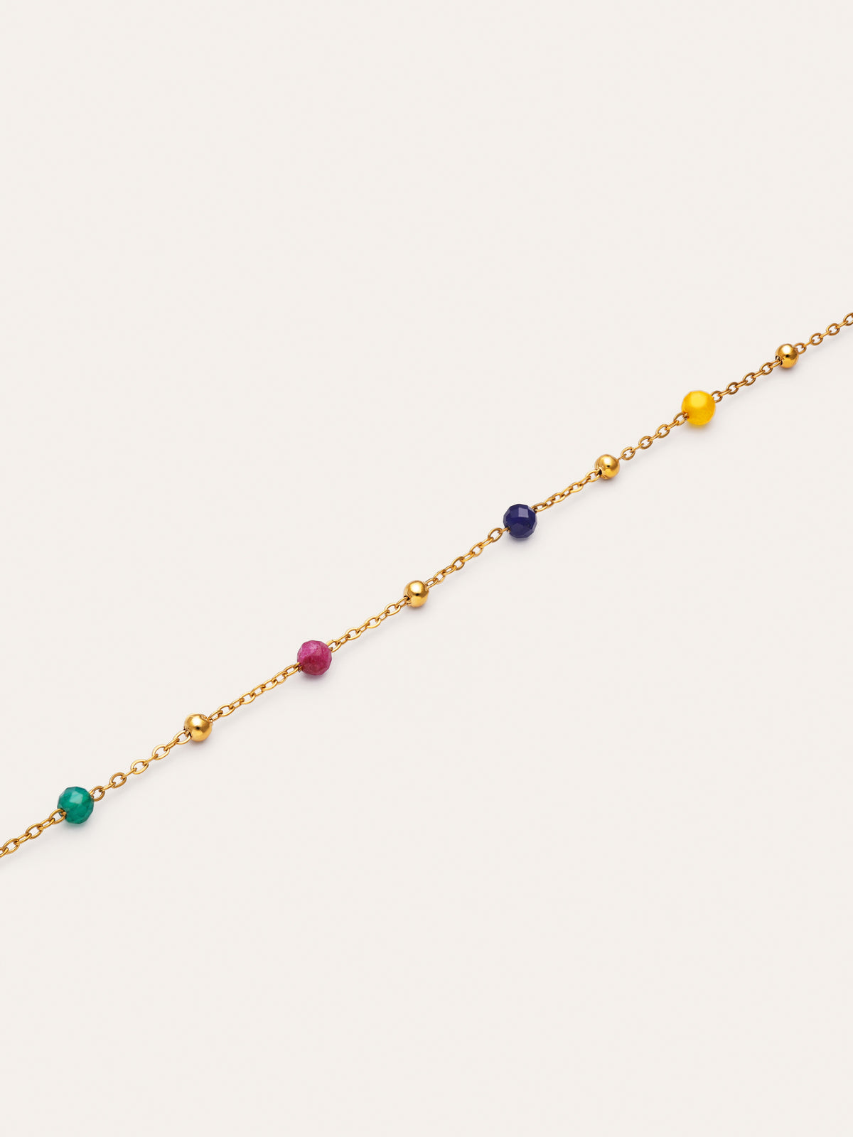 Imagen detalle de Collar Sophie Colors Acero Baño Oro