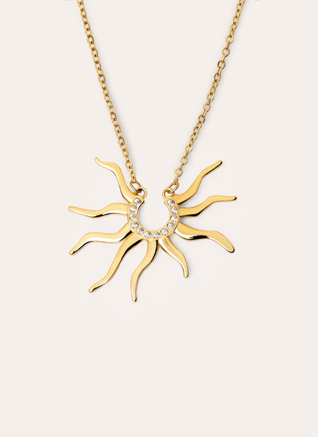 Sole Mio Gold Necklace