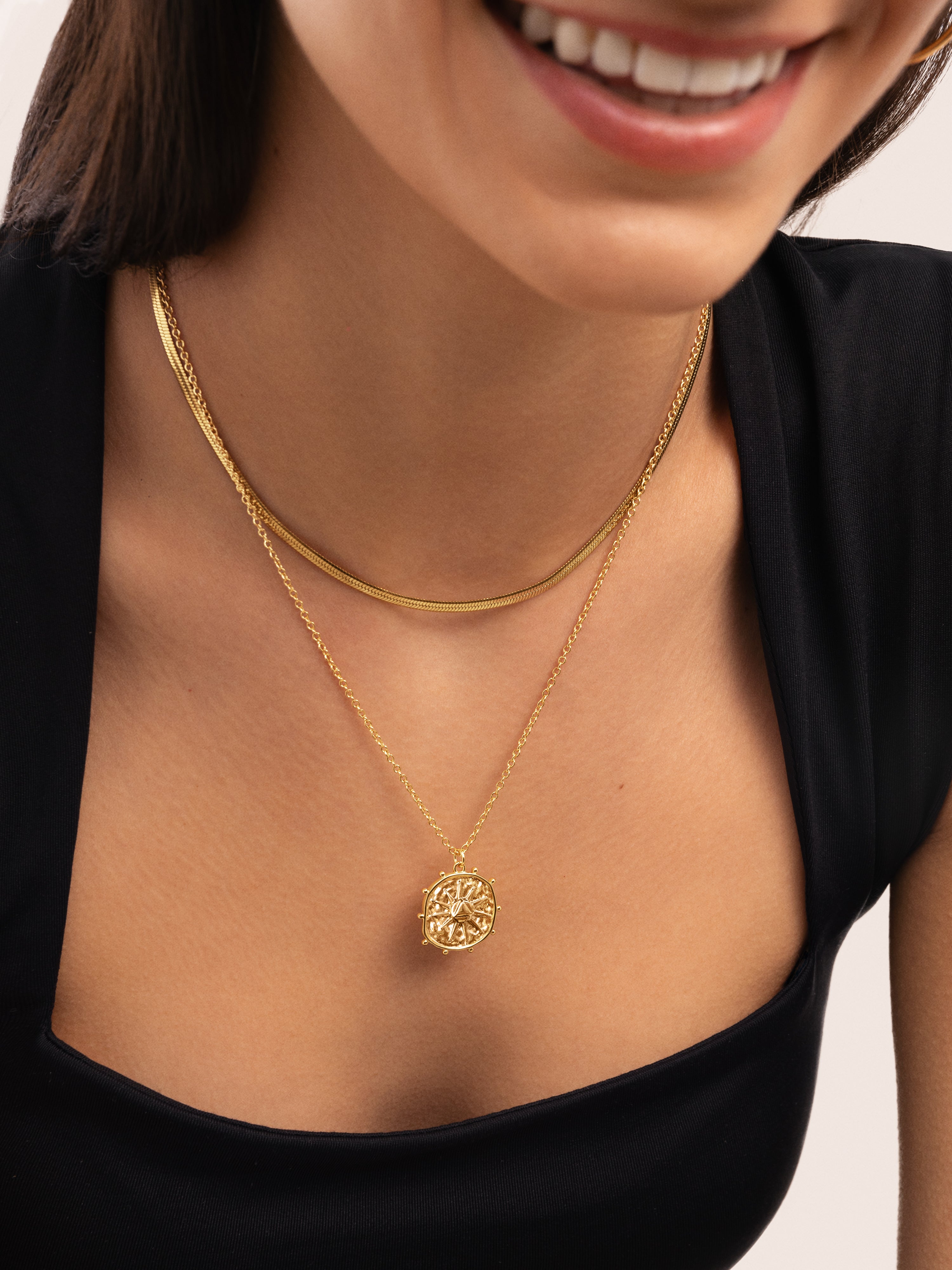 Solstice Sun Gold Necklace