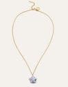 Collar Starfish Blue Acero Baño Oro