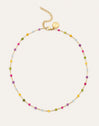 Collar Stella Color Acero Baño Oro