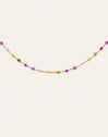 Collar Stella Color Acero Baño Oro